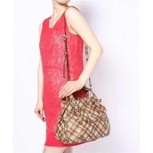 MARC BY MARC JACOBS Brown White Crossbody Bag